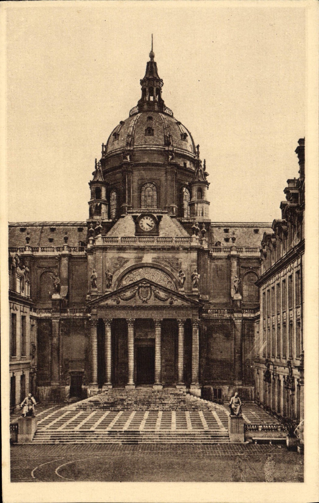 POSTAL París interior de la VENDIMIA del Sorbonne