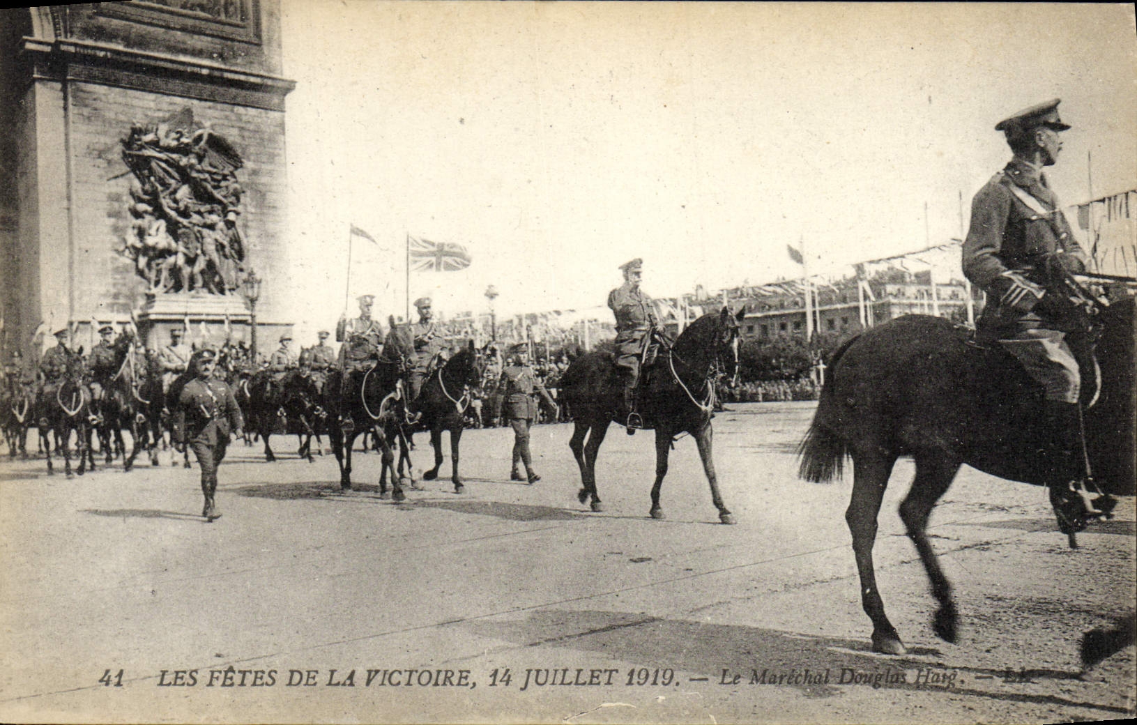 CPA Les Fetes De La Victoire 14 Juillet 1919 Le Marechal Douglas Haig Militaria 