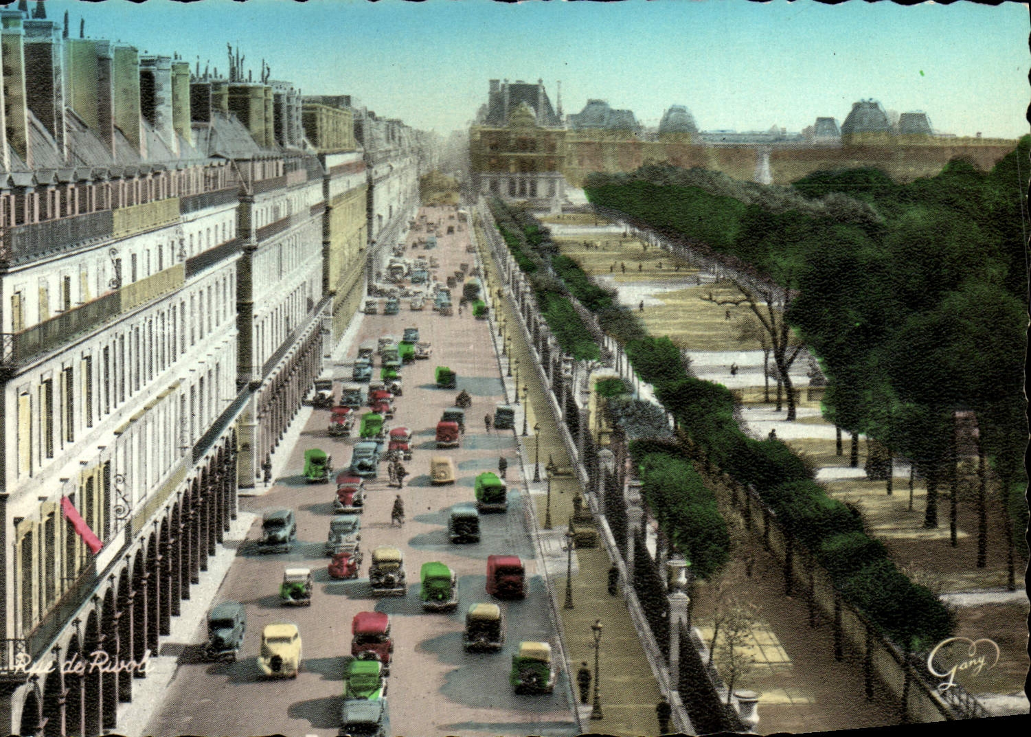 CPM Paris Rivoli Street