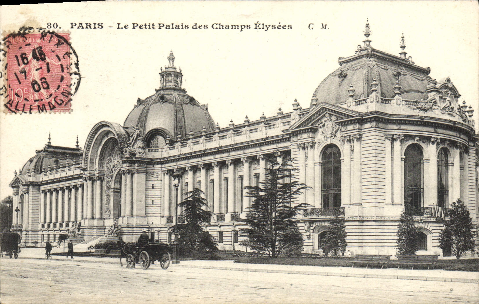 CPA Paris Le Petit Palais Des Champs Elysees