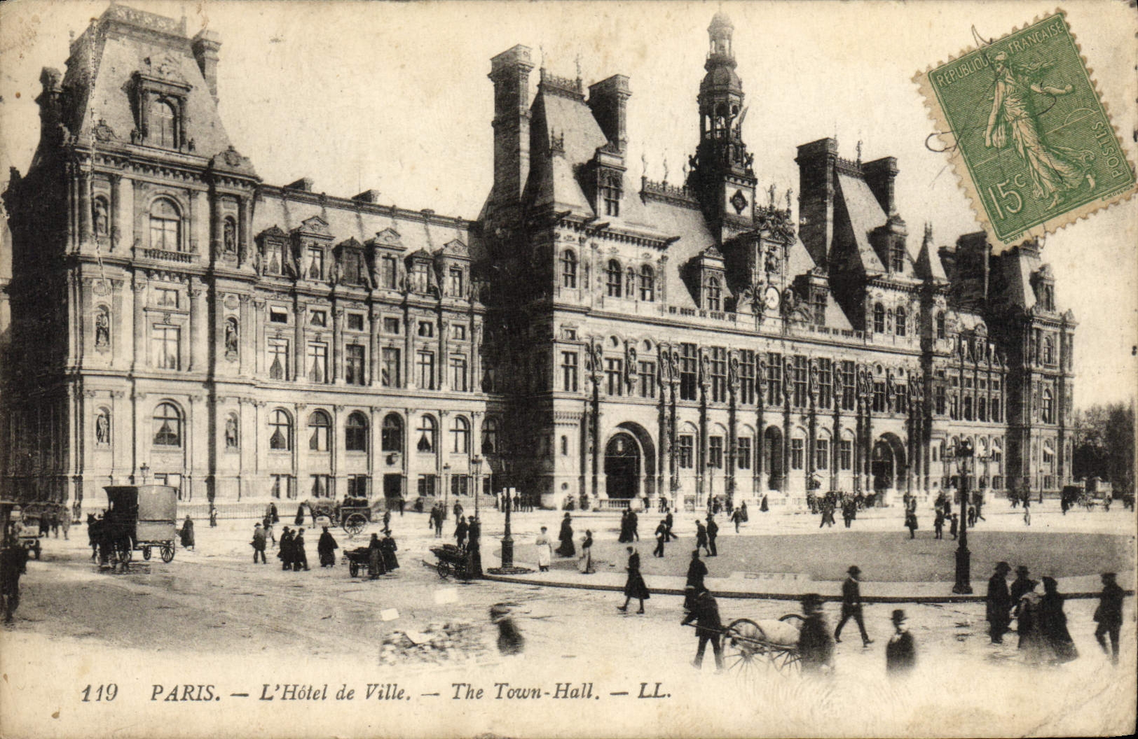 CPA Paris L'Hotel De Ville 