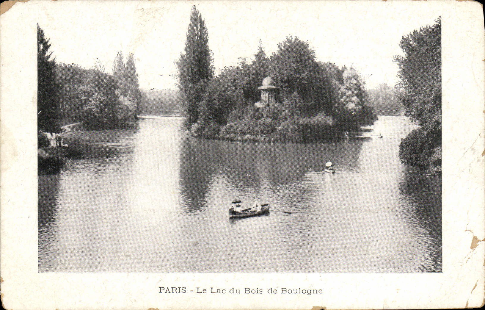 CPA Paris Le Lac Du Bois De Boulogne