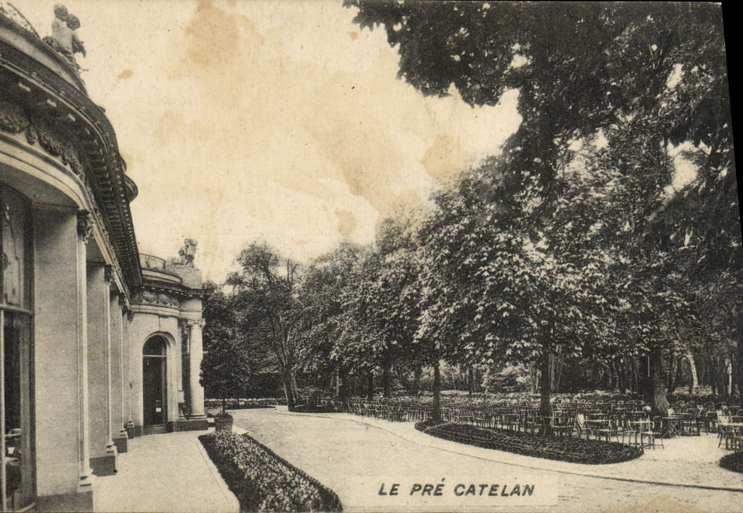 VINTAGE POSTCARD Pre Catelan Paris