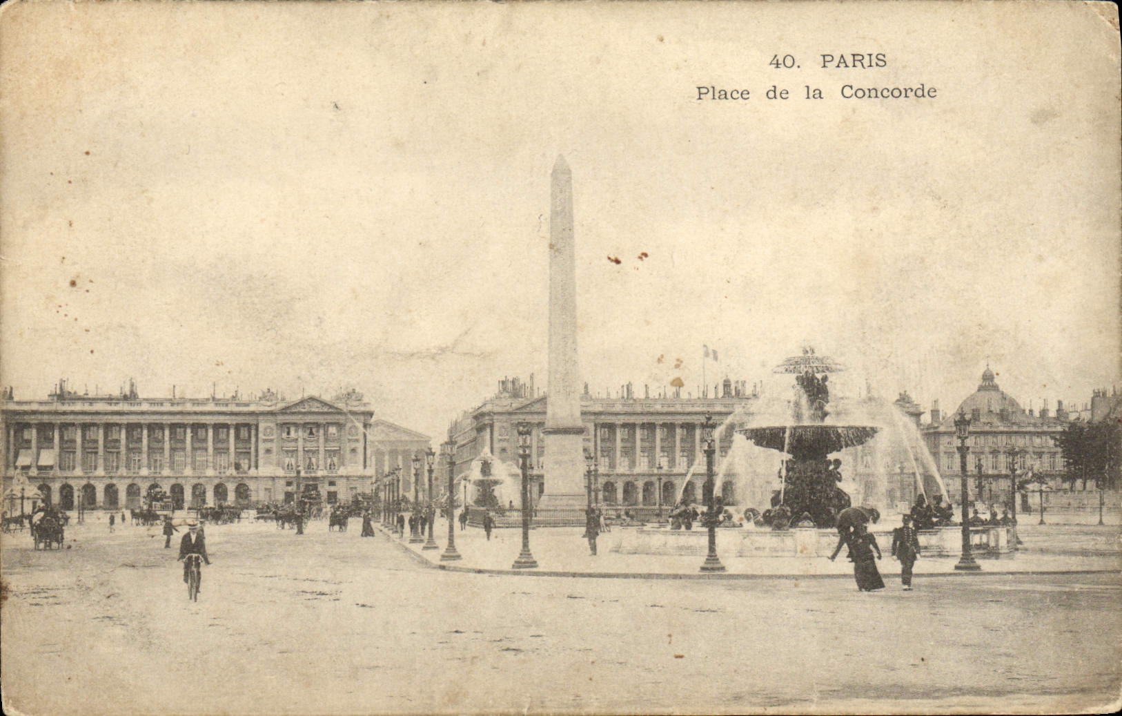 CPA Paris Place De La Concorde