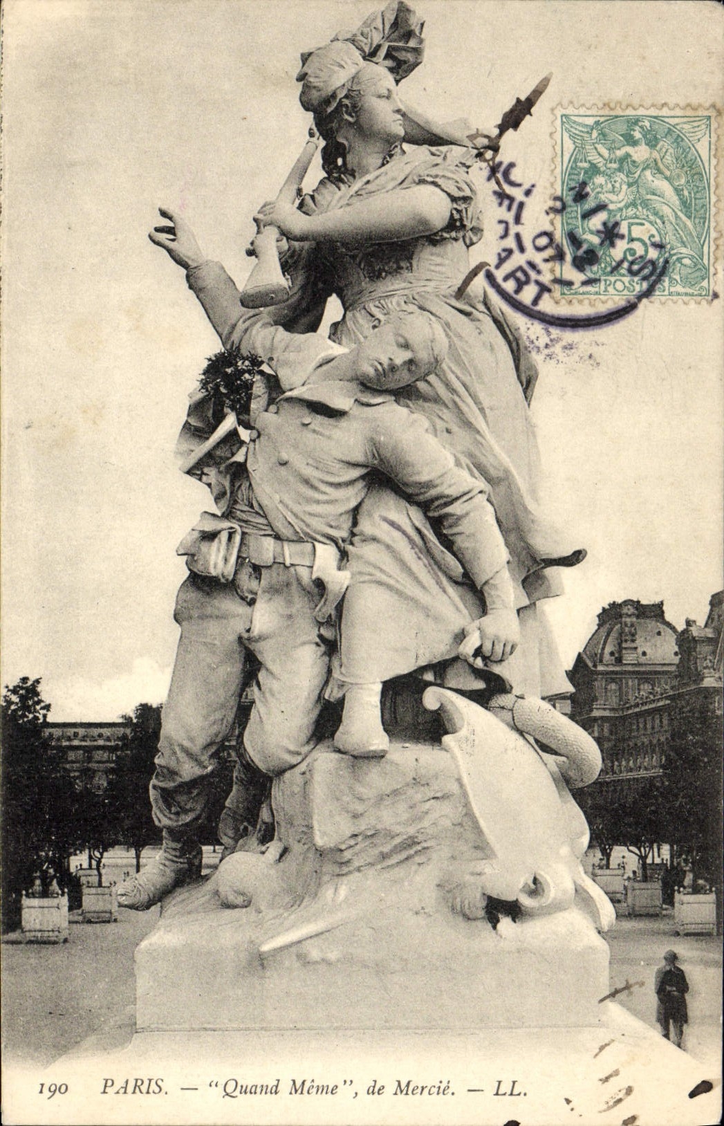 CPA Paris Quand Meme Du Mercie