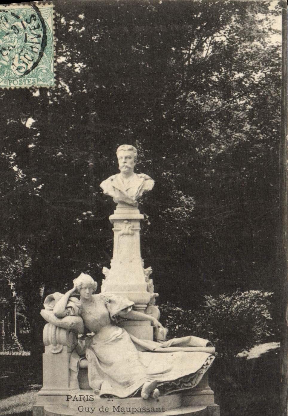 CPA Paris Guy De Maupassant