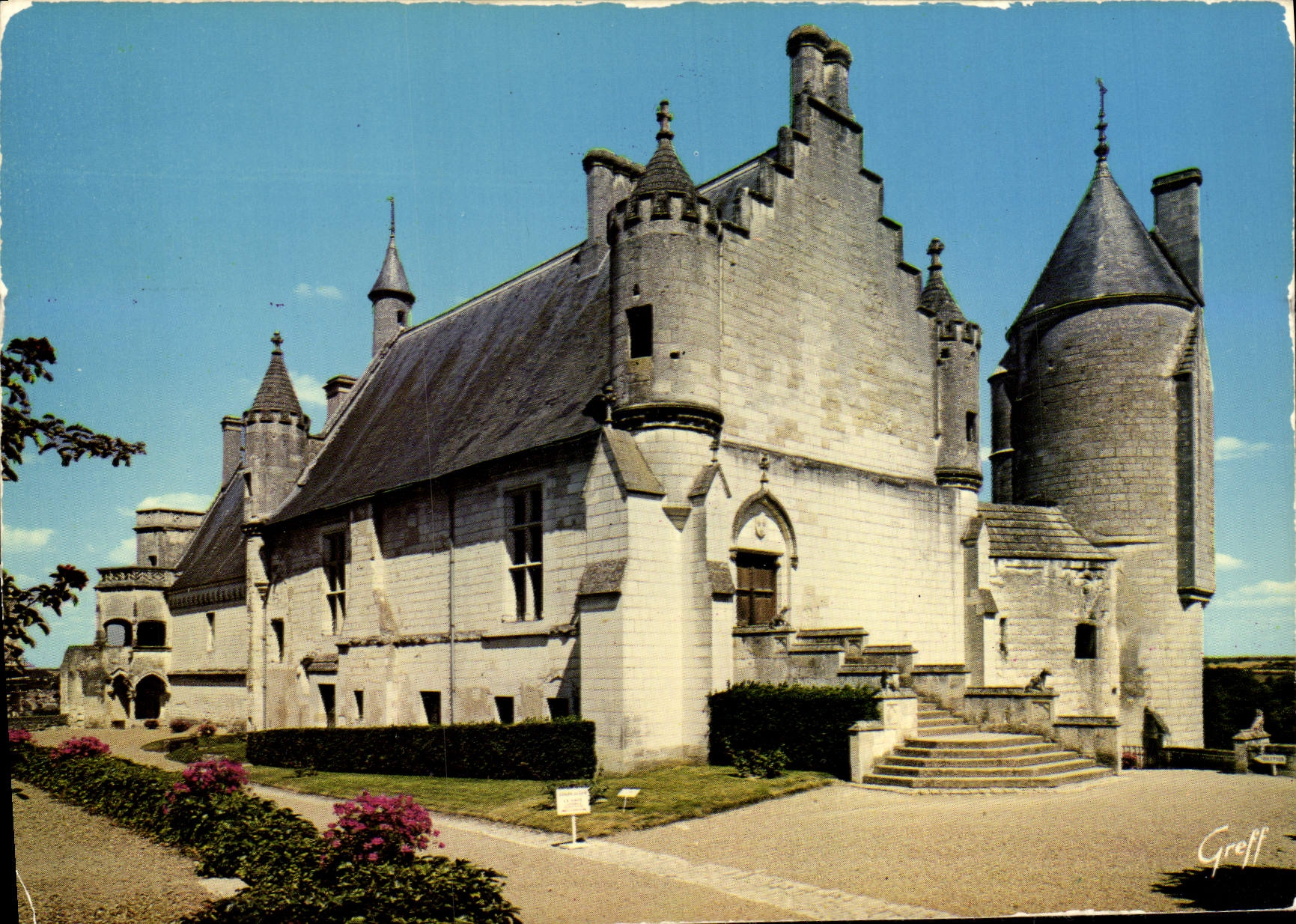 CP% Les Chateaux De La Loire Loches Le Logis Royal