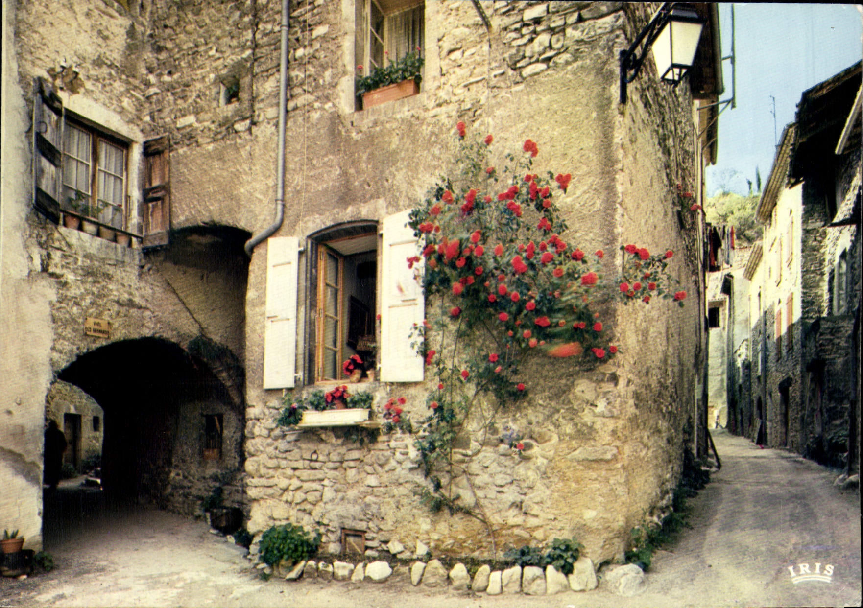 MODERN CARD Chatillon Owe the Typical Small square House of It