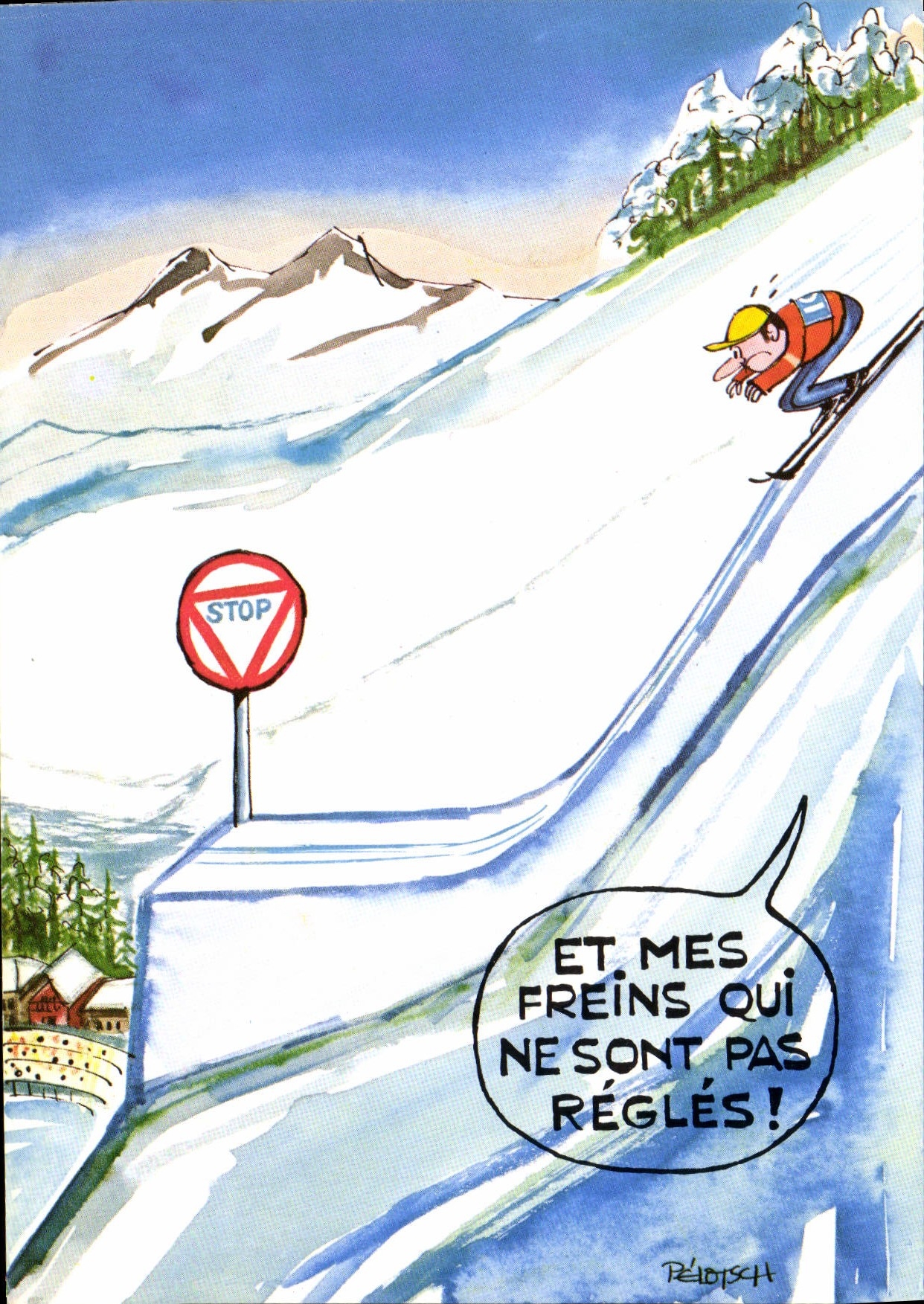 CPM Et Mes Freins Qui Ne Sont Pas Regles Ski 