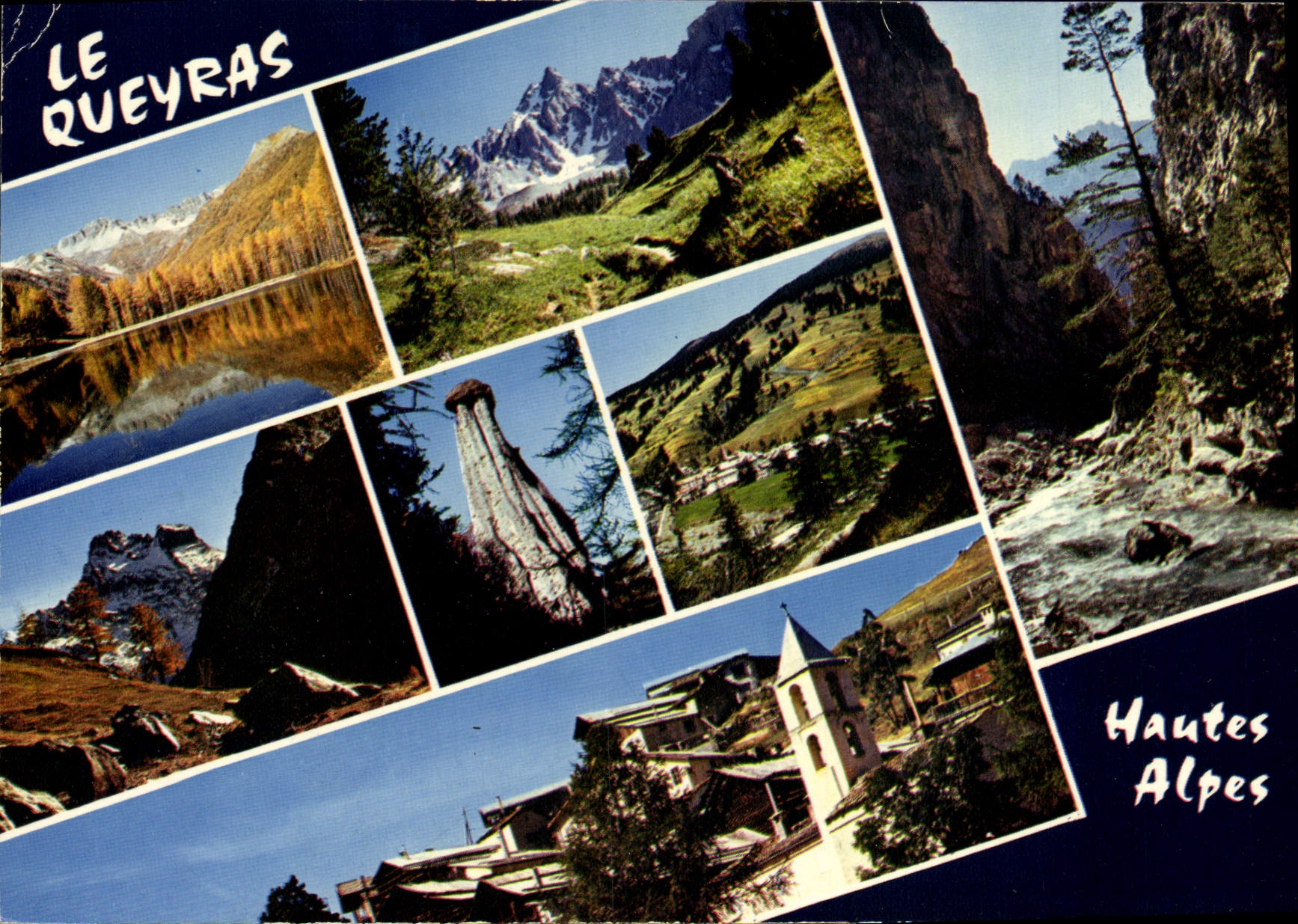 CPM Le Queyras Lac de Roue Pic des Heuvieres Le Mont Viso La demoiselle coiffee