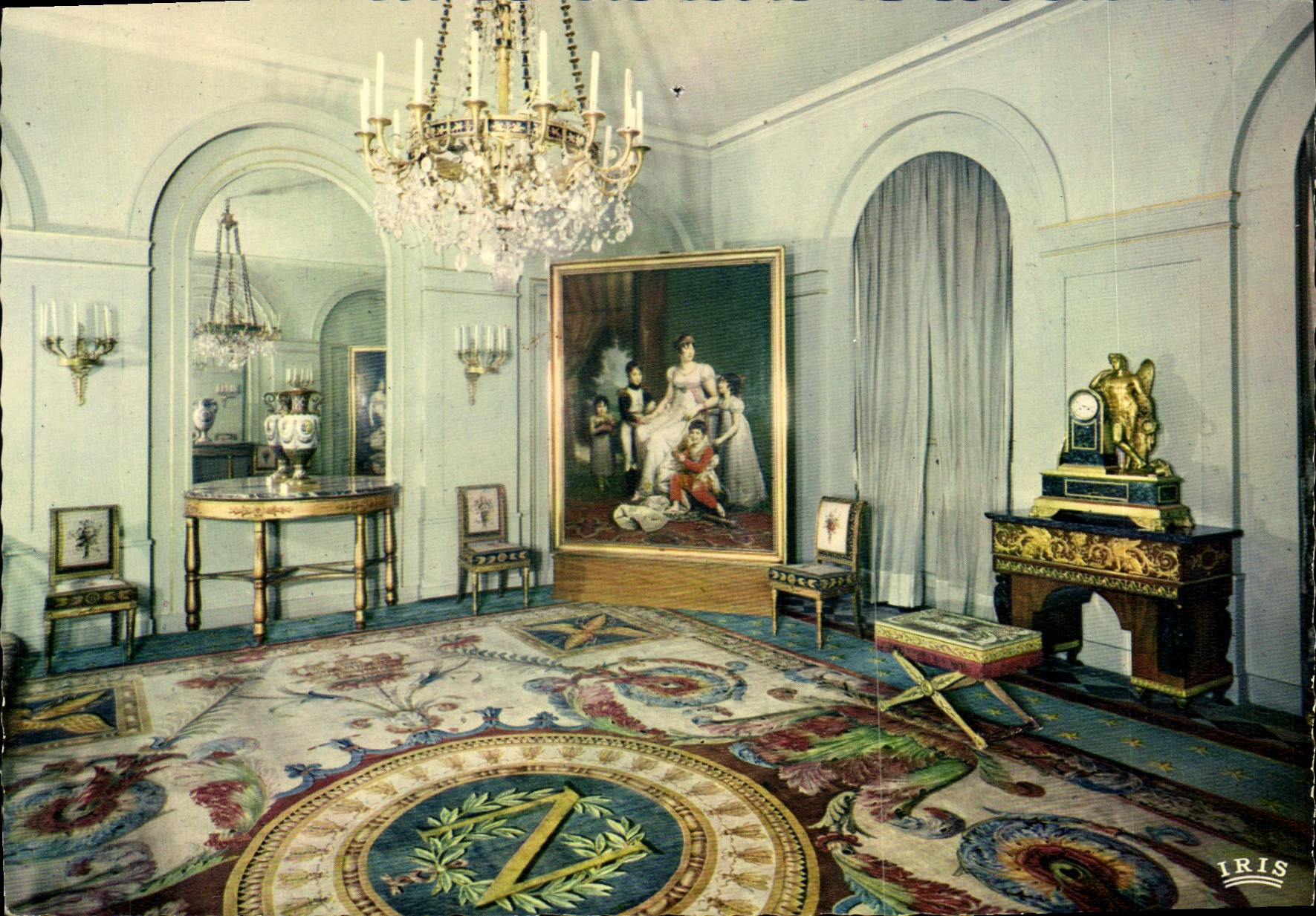 CPM Chateau de malmaison Salle de Billard