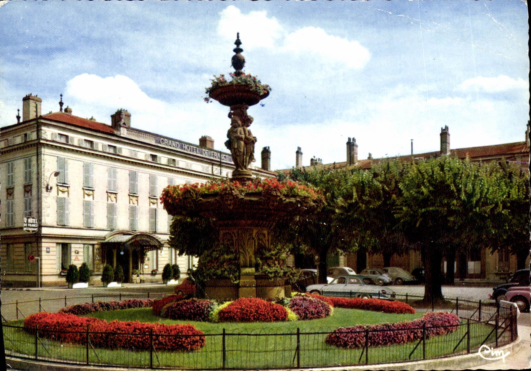 MODERN CARD Borough in Bresse And Hotel of France