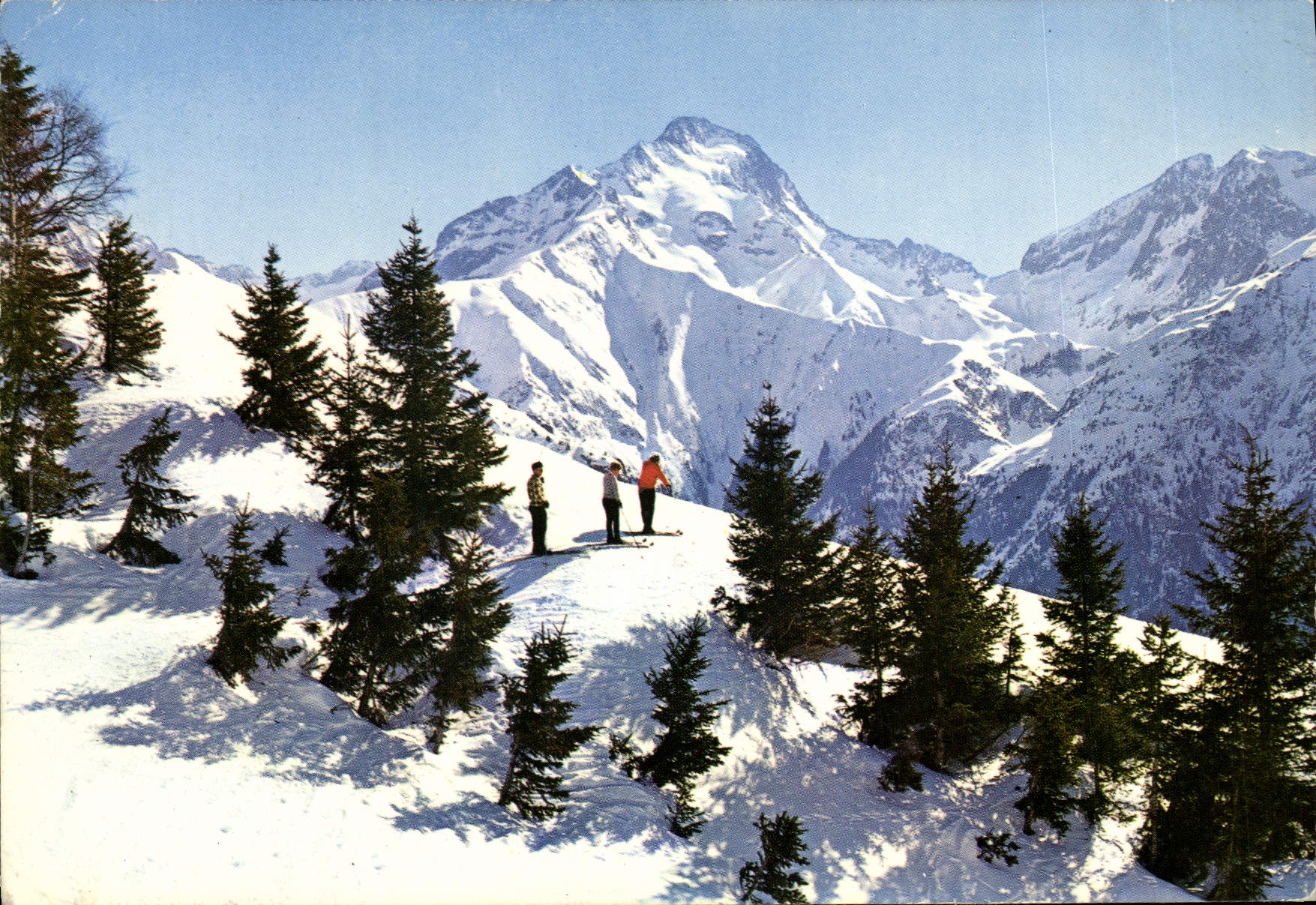 CPM Les 2 Alpes Vue sur la Muzelle