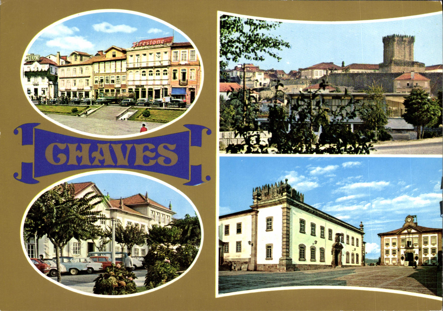 MODERN CARD Chaves Cidade rica EM ostacoes termals