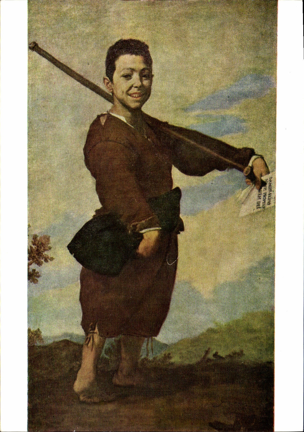 MODERN CARD Jose De Ribera Says Espagnolet the club-foot Child