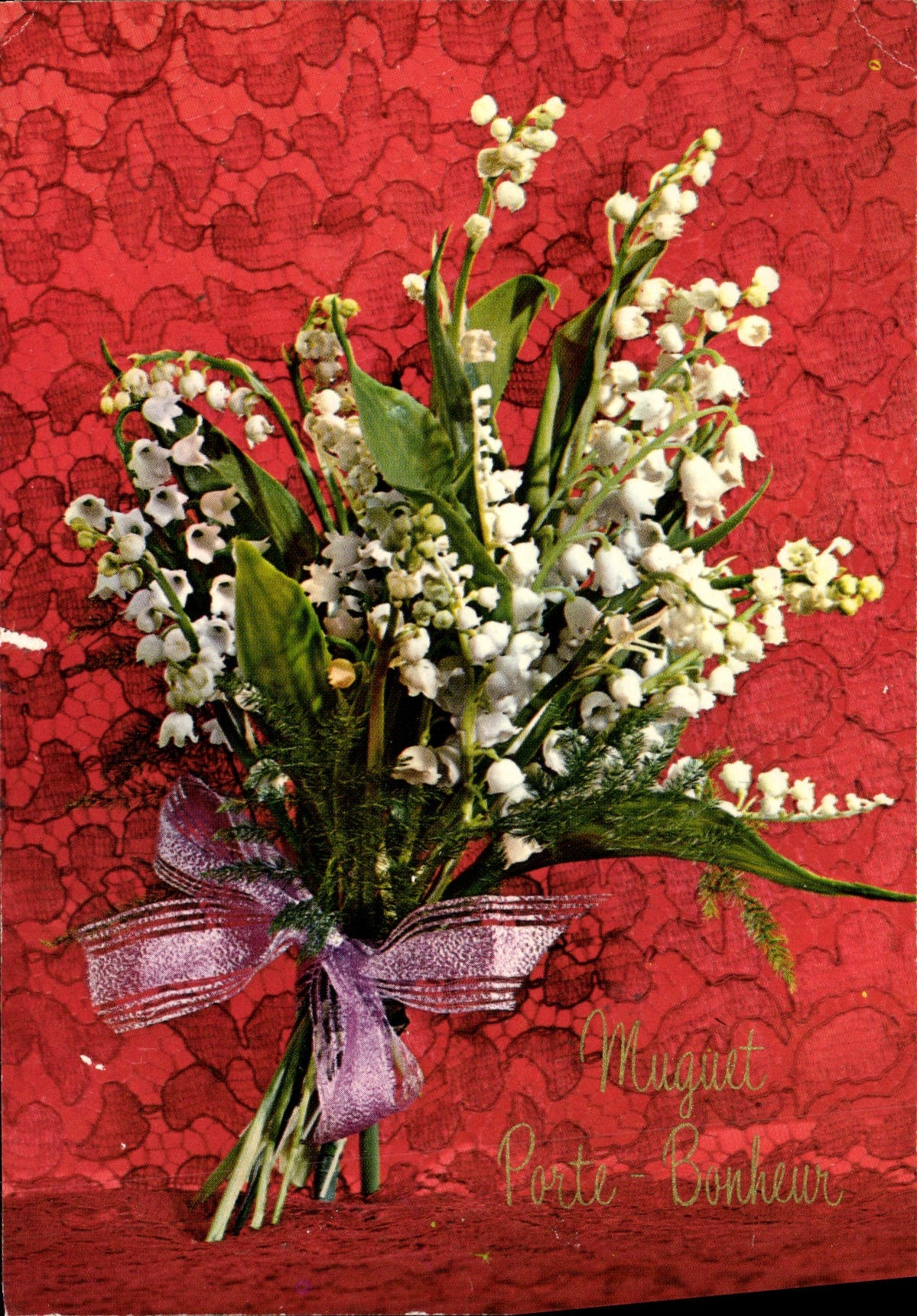 CPM Fantaisie Fleurs Muguet