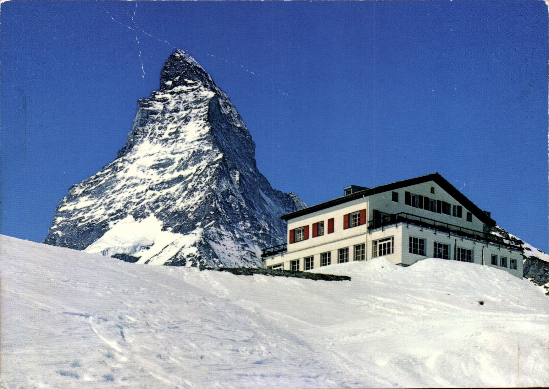 MODERN CARD Hotel Schwarzsee Zermatt Matterhorn MT Cervin