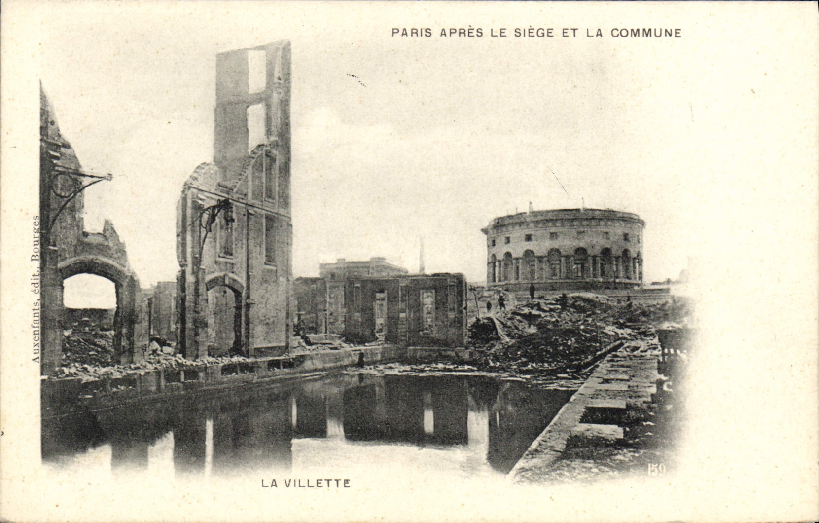 MODERN CARD Paris After the Seat and the Commune