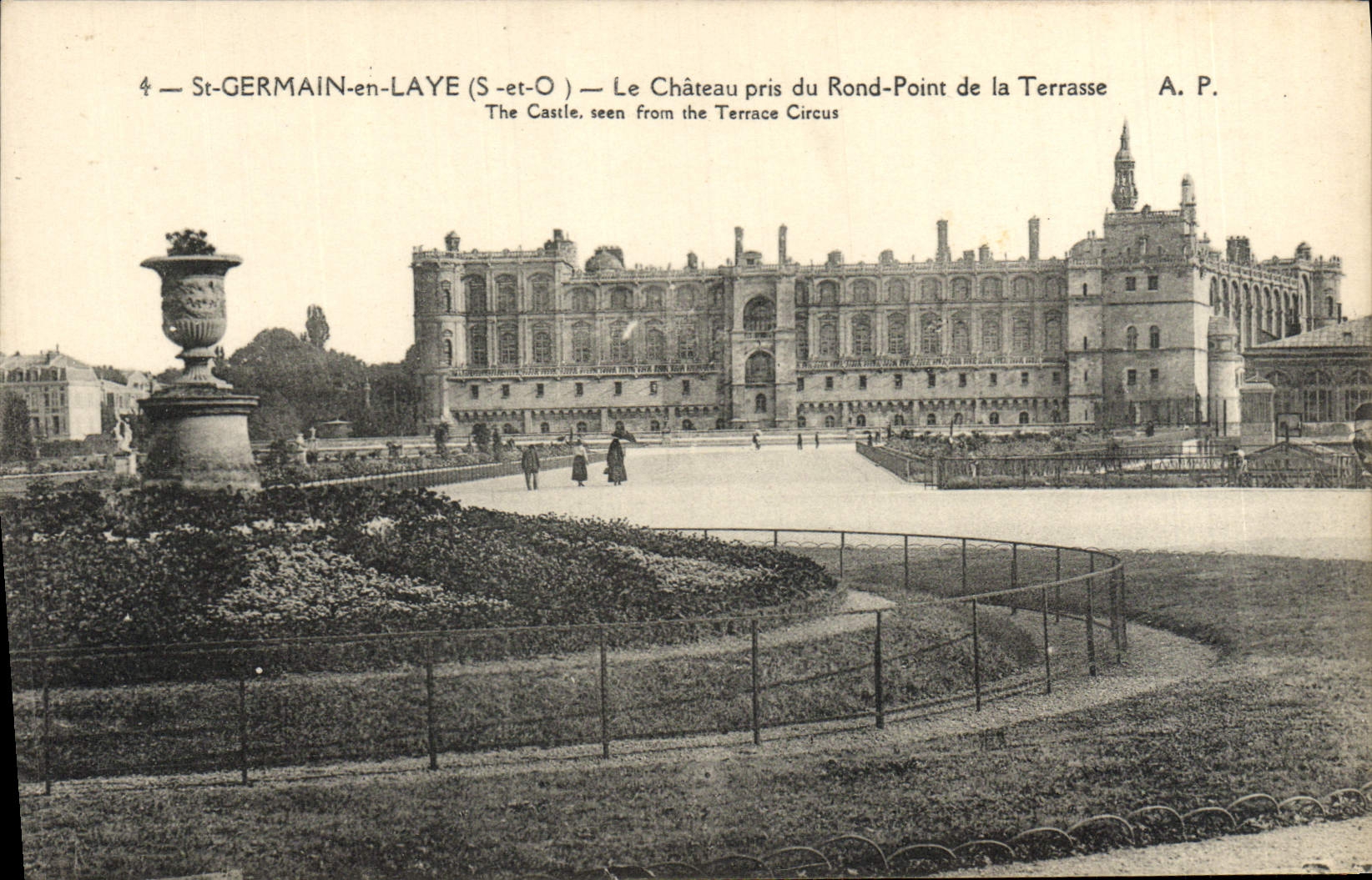 St alemán de la POSTAL de la VENDIMIA en el martillo de Bush el castillo tomado del redondo no de la terraza