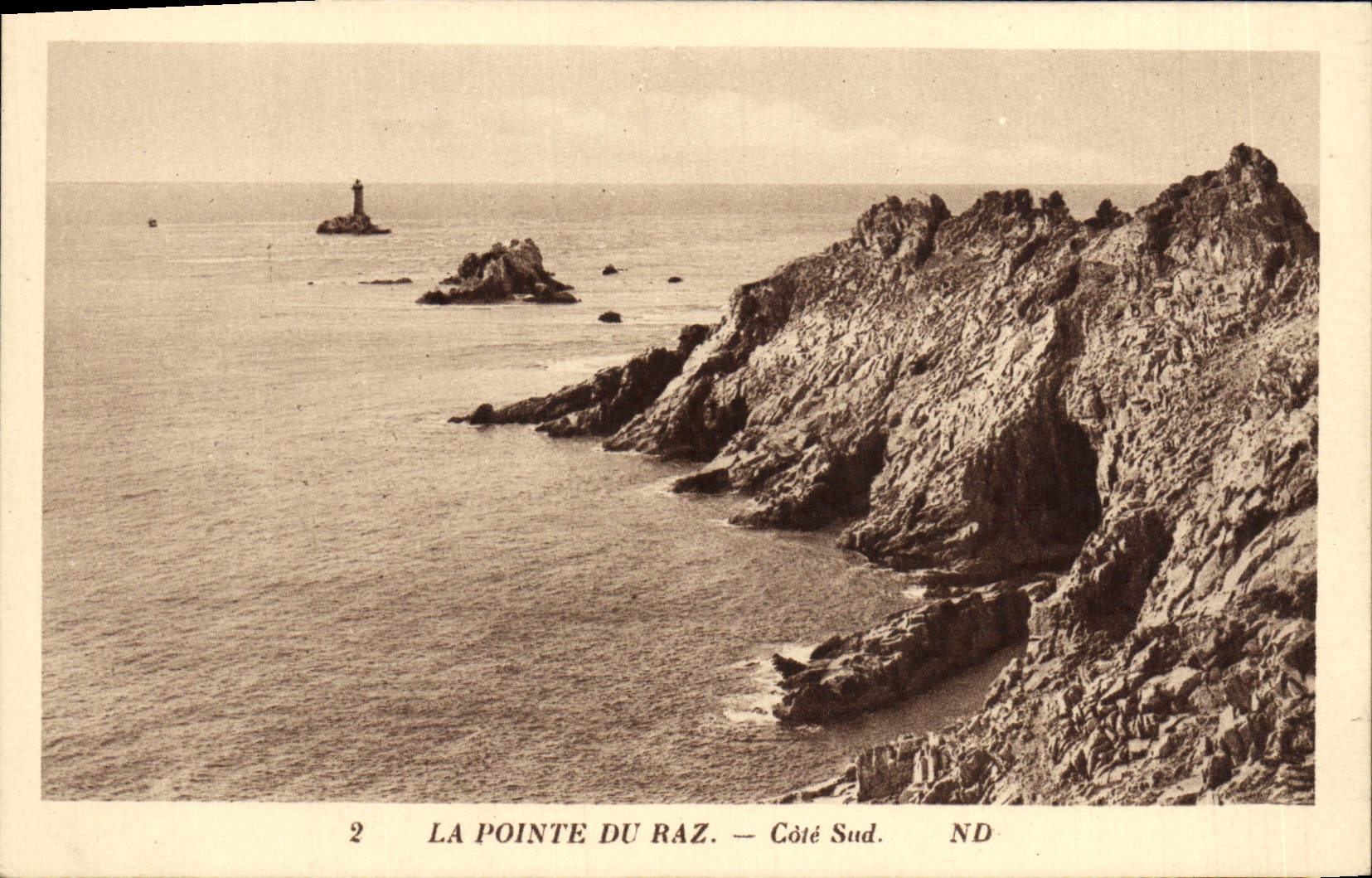 CPA Le Pointe Du Raz Cote Sud