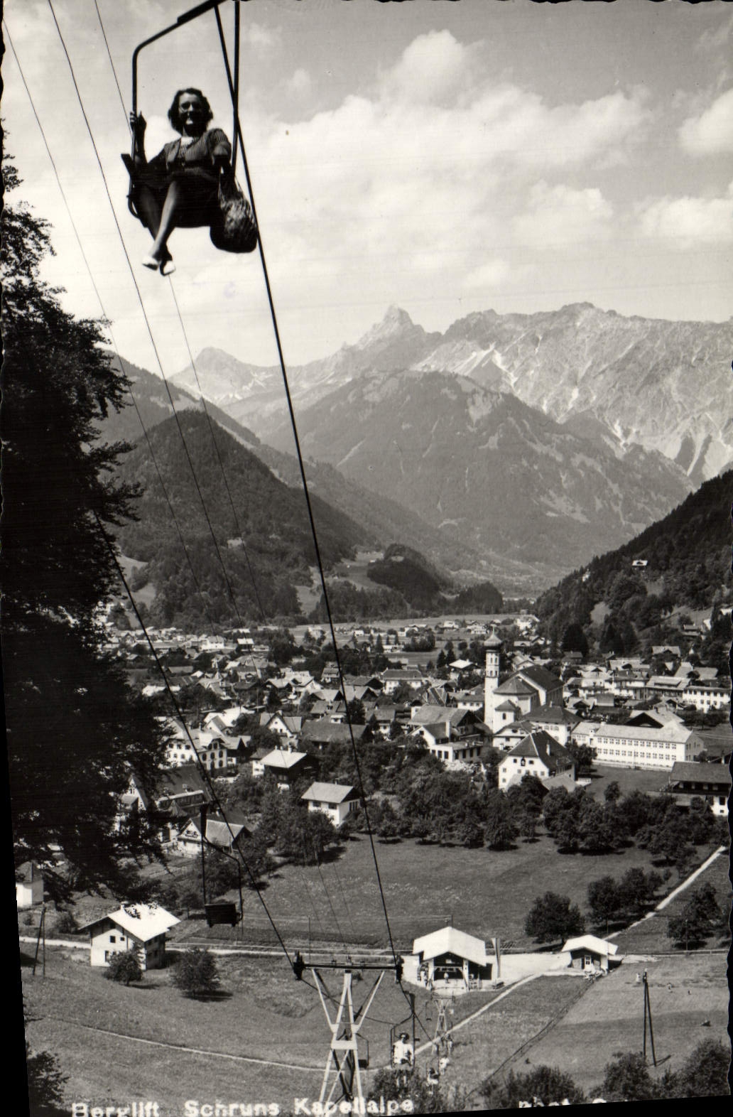 MODERN CARD Berglift Schruns Kapellalpe