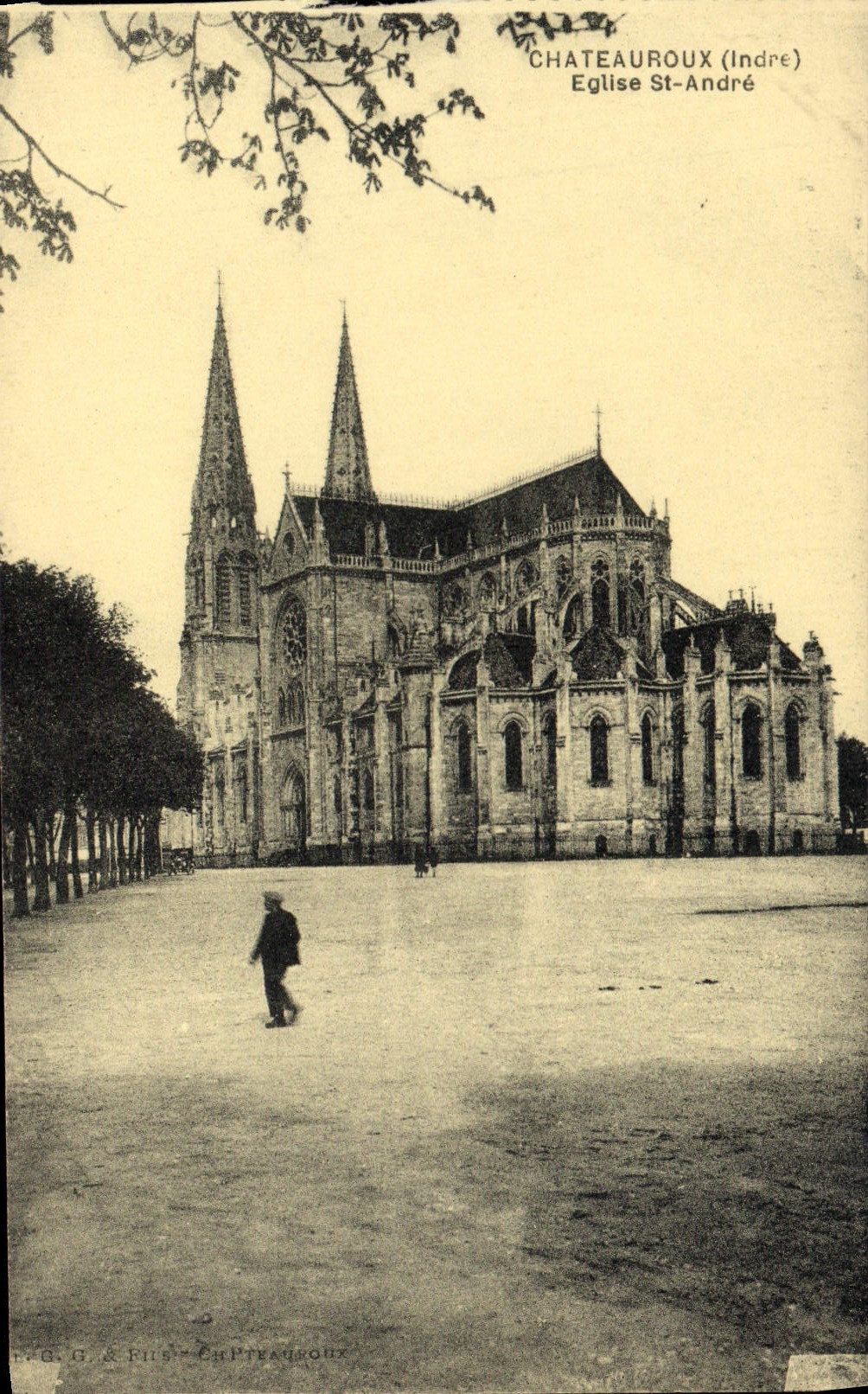 CPA Chateauroux Eglise St Andre