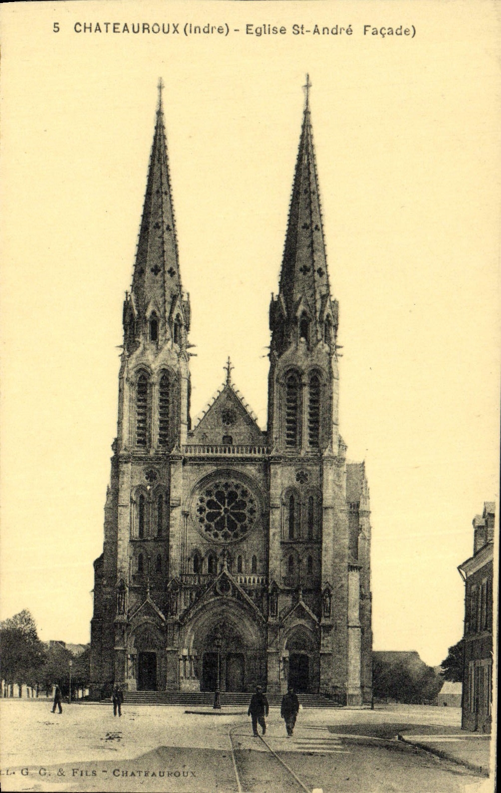 CPA Chateauroux Eglise St Andre