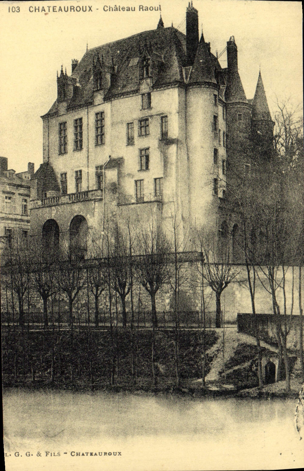 CPA Chateauroux Chateau Raoul