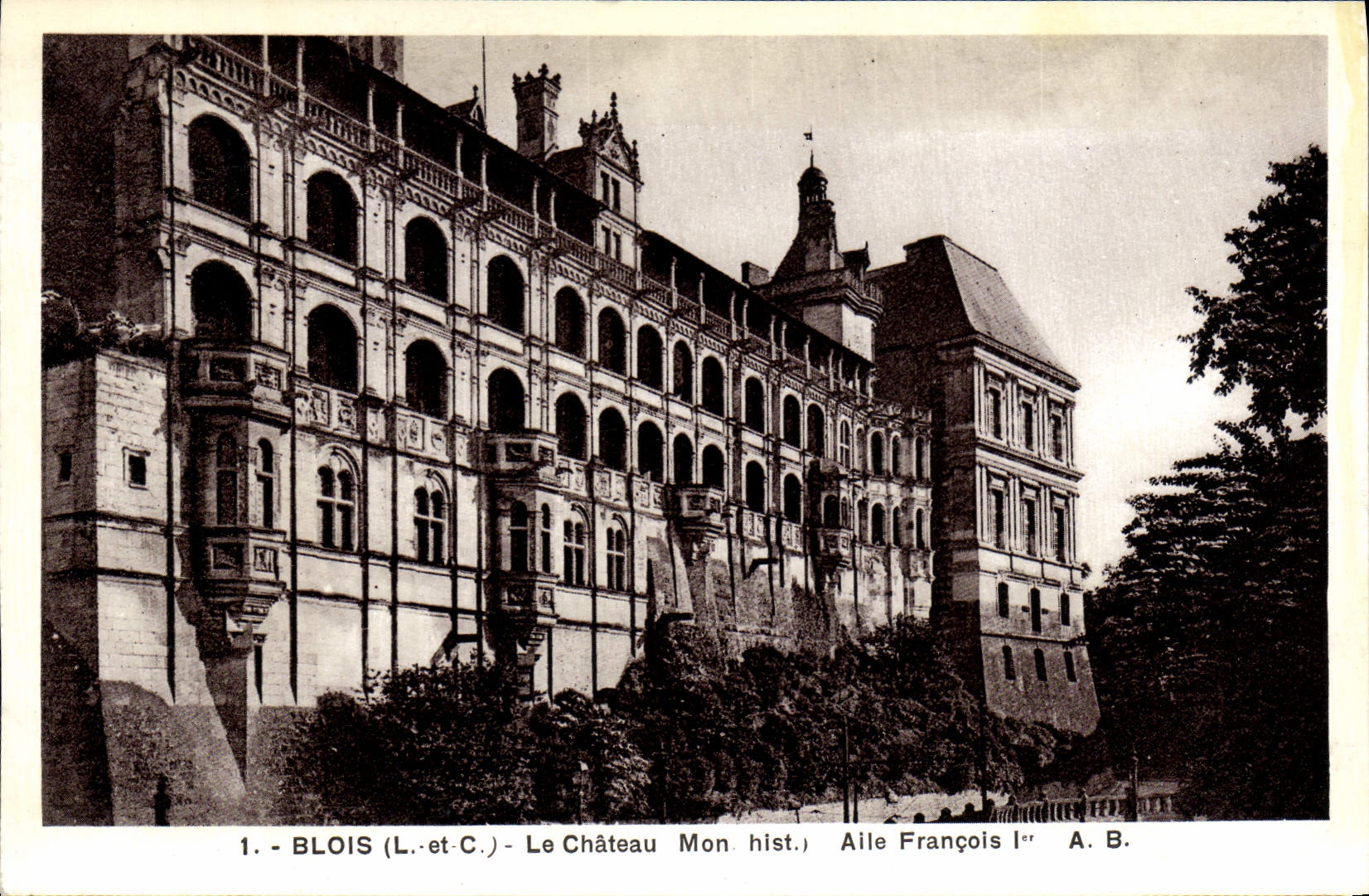 CPA Blois Le Chateau Aile Francois 1er