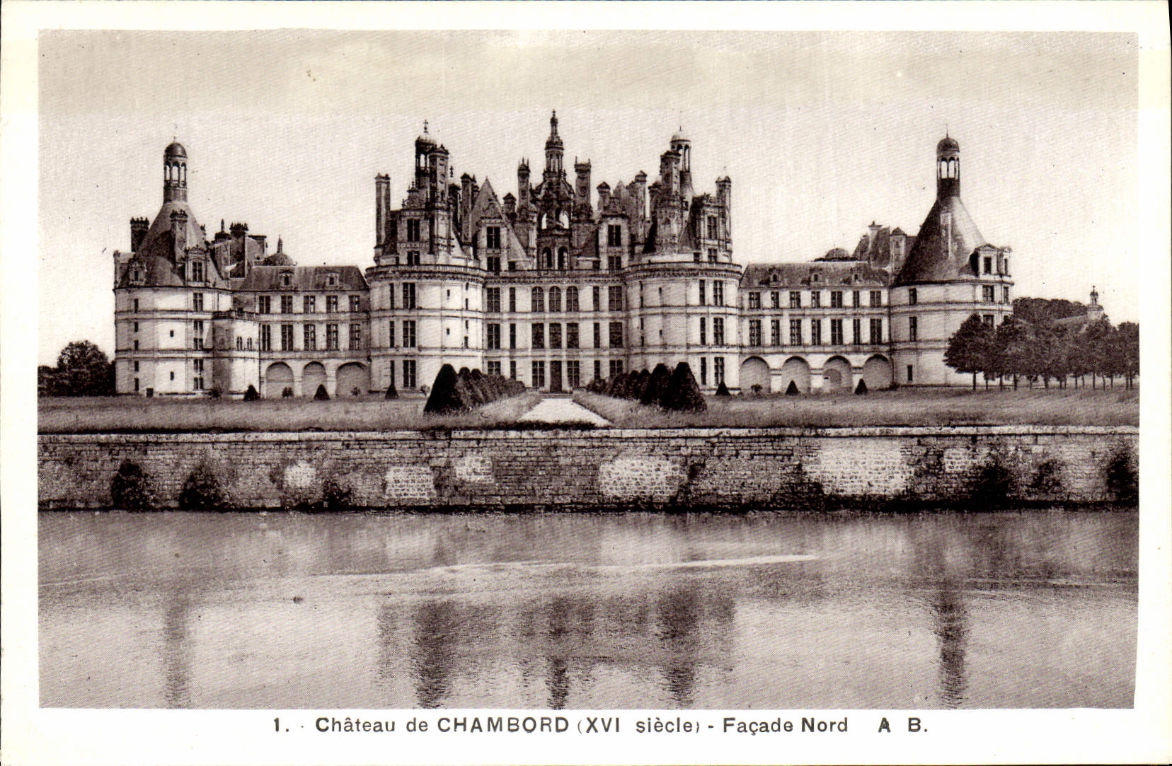 CPA Chateau De Chambord Facade Nord