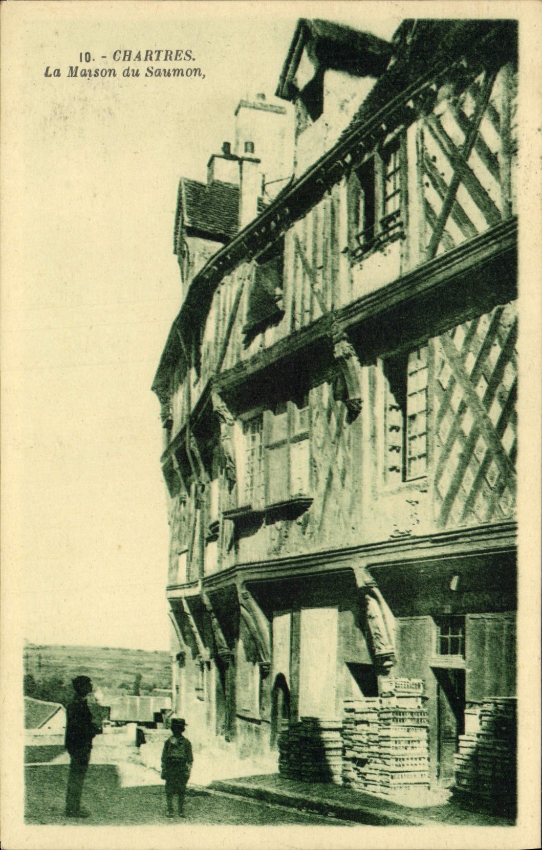 CPA Chartres La Maison du Saumon