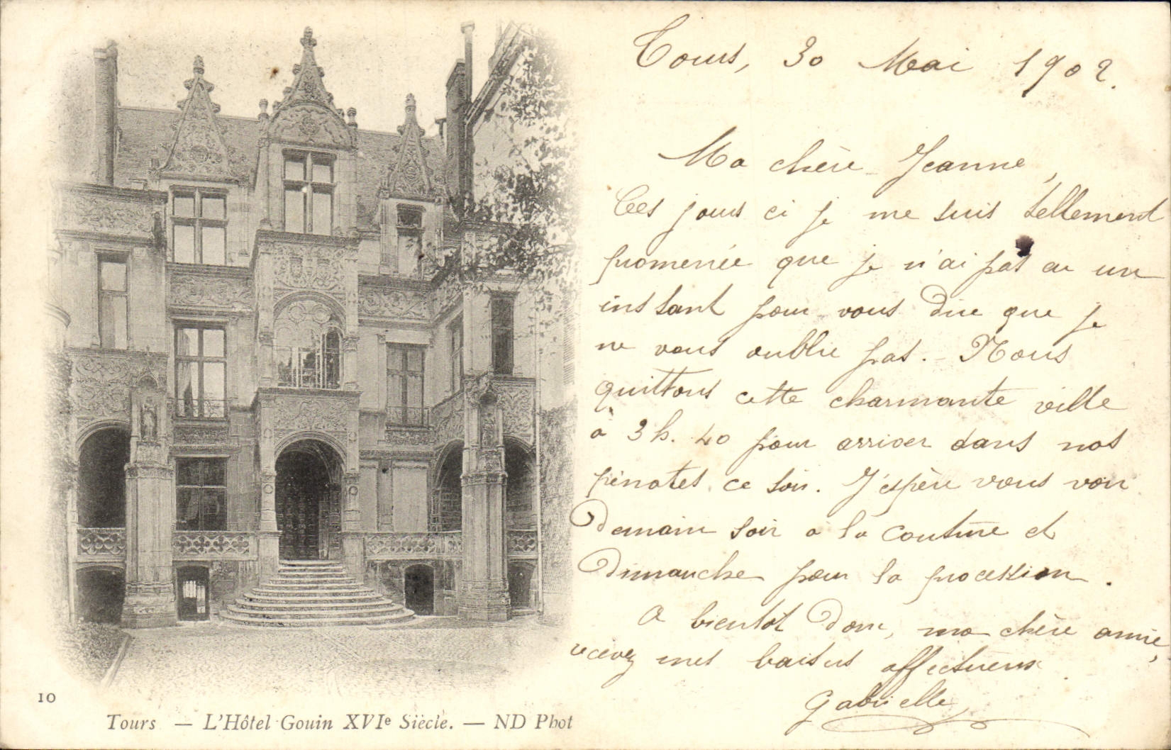 CPA Tours L'Hotel Gouin 