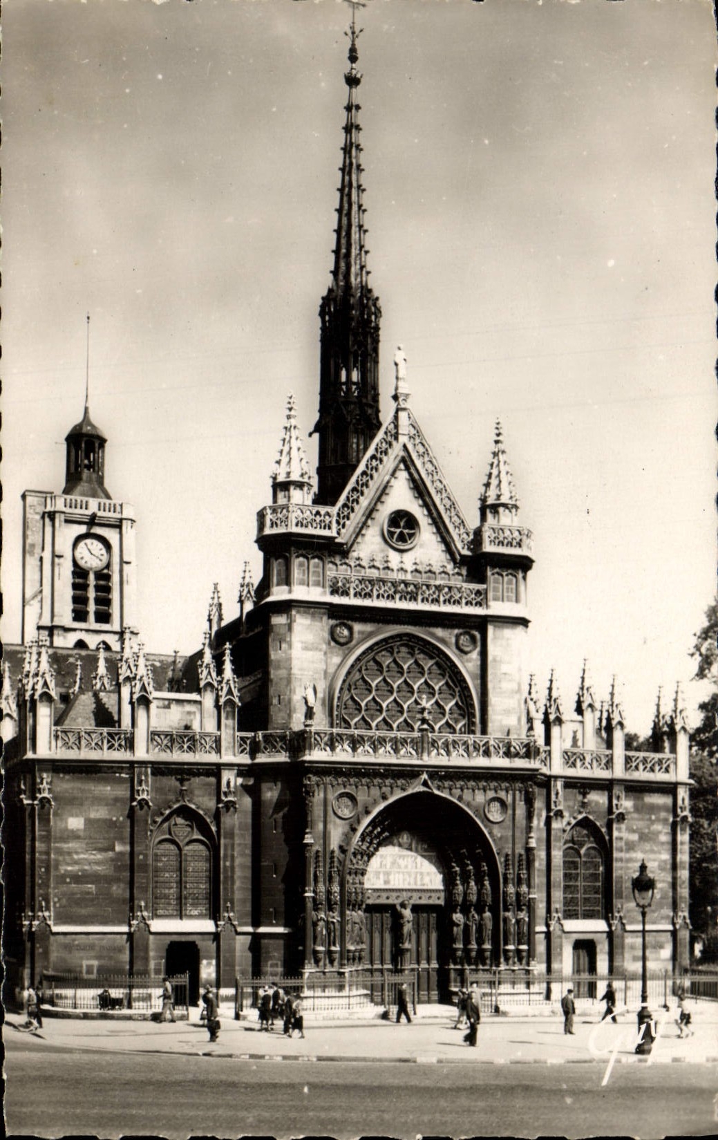 MODERN CARD Paris Saint Laurent Church