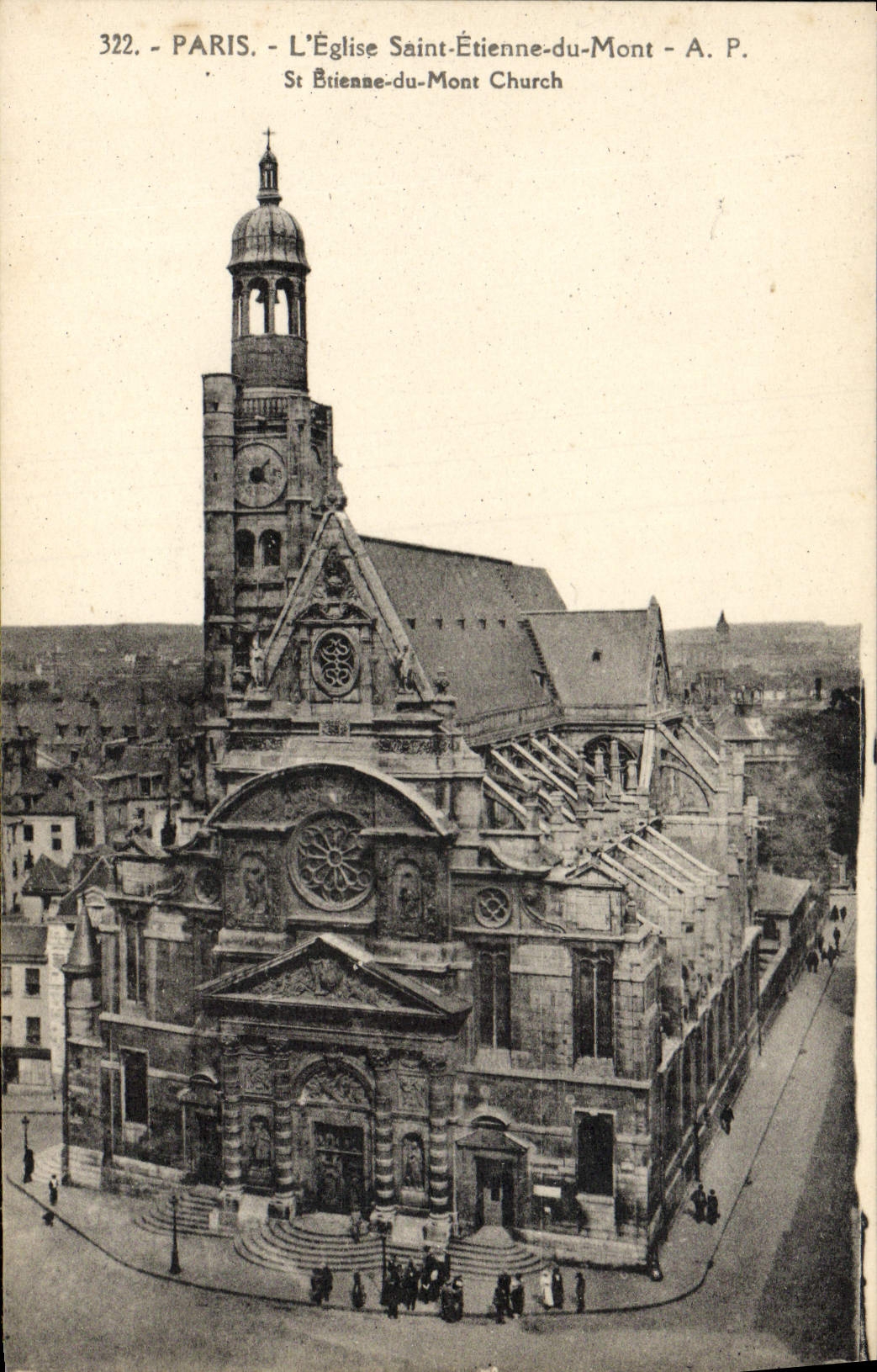 CPA Paris Eglise Saint Etienne du Mont 