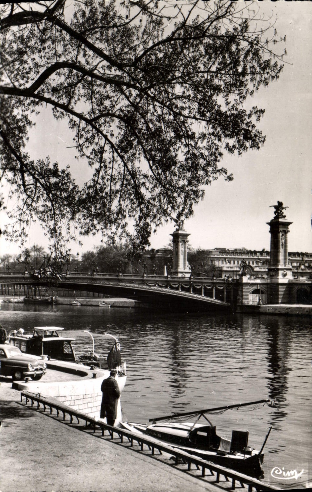 POSTAL MODERNA París el puente Alejandro III