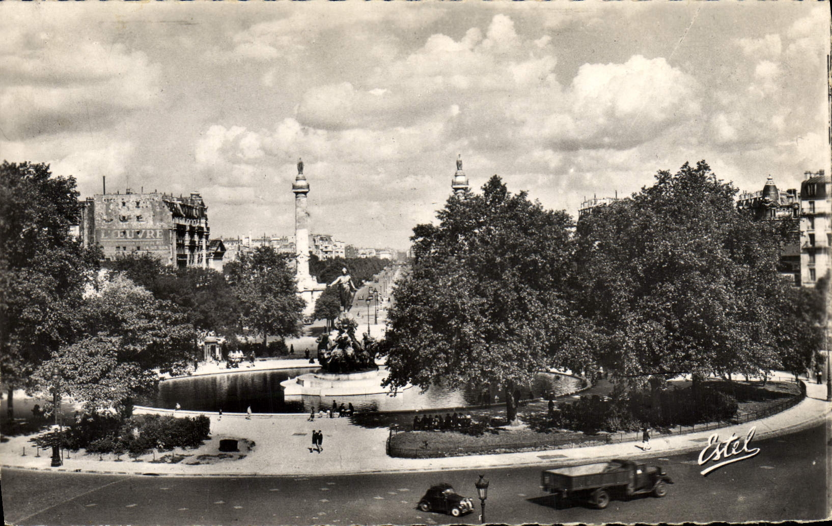 MODERN CARD Paris Places Nation