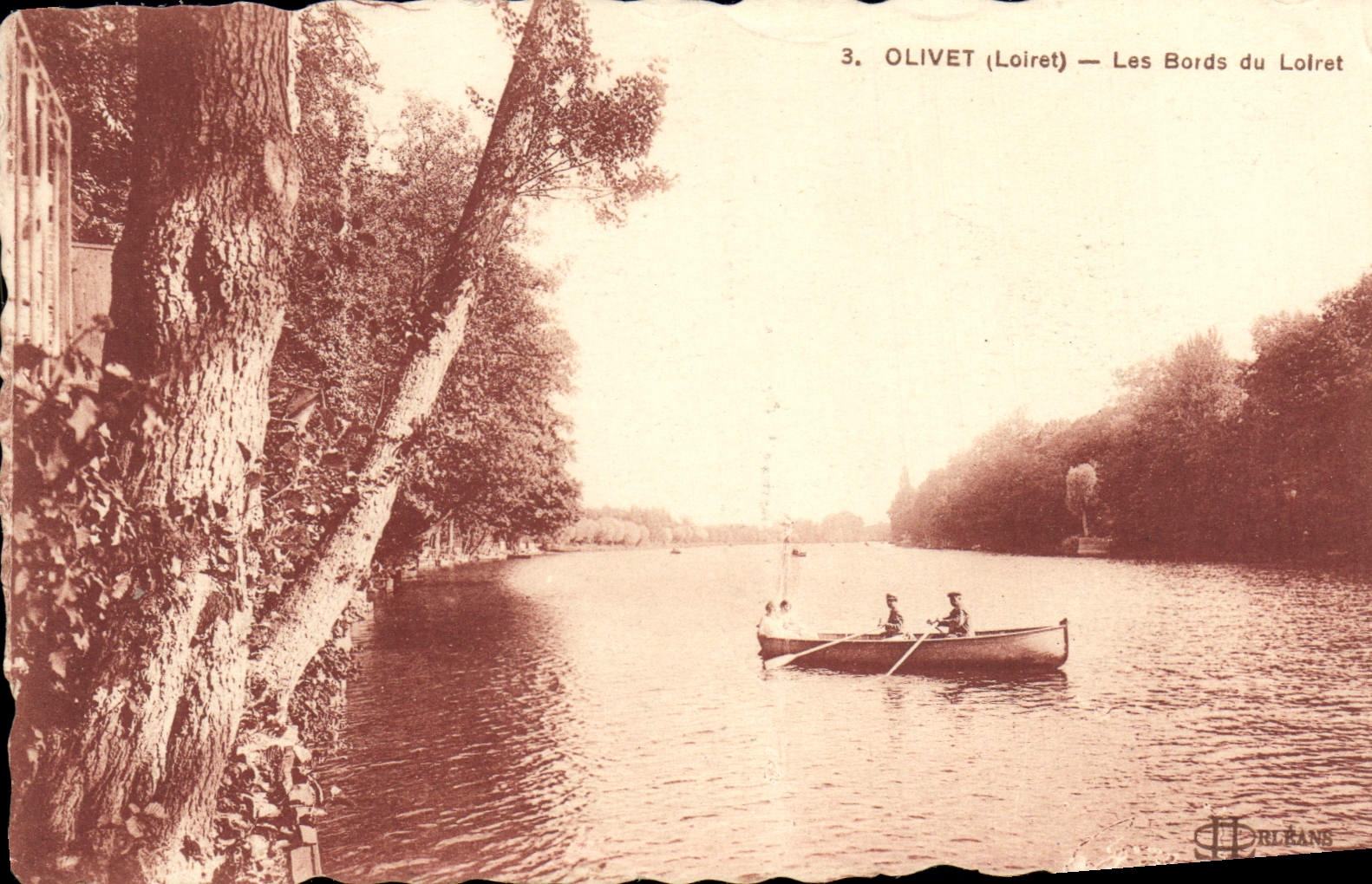 VINTAGE POSTCARD Olivet Edges Of Loiret