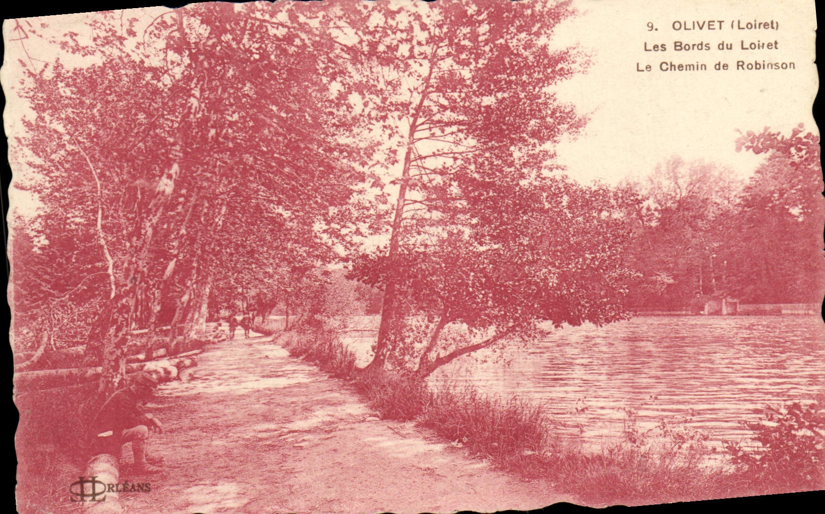 VINTAGE POSTCARD Olivet Edges Of Loiret the way of Robinson