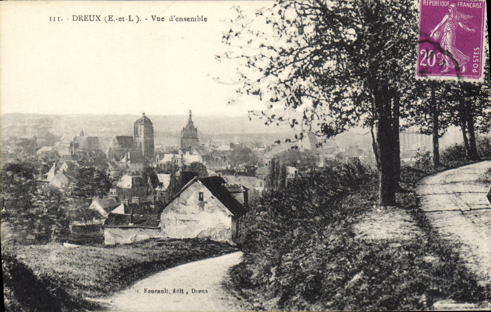 CPA Dreux Vue D'Ensemble