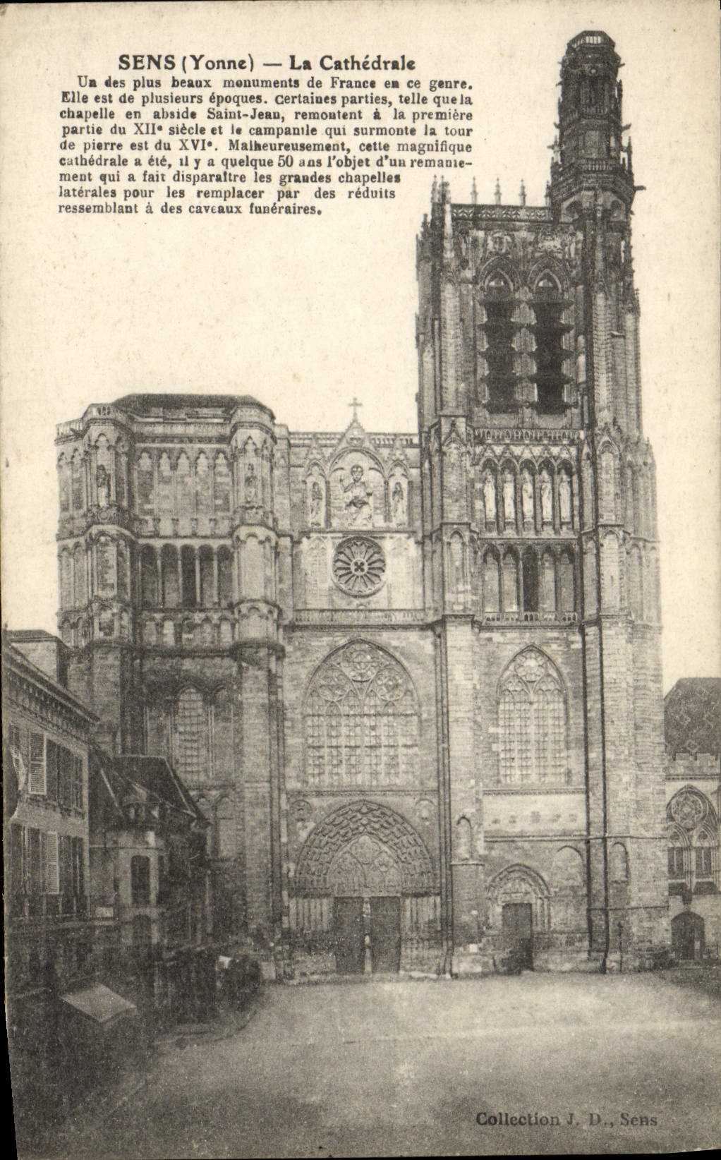 CPA Sens La Cathedrale 