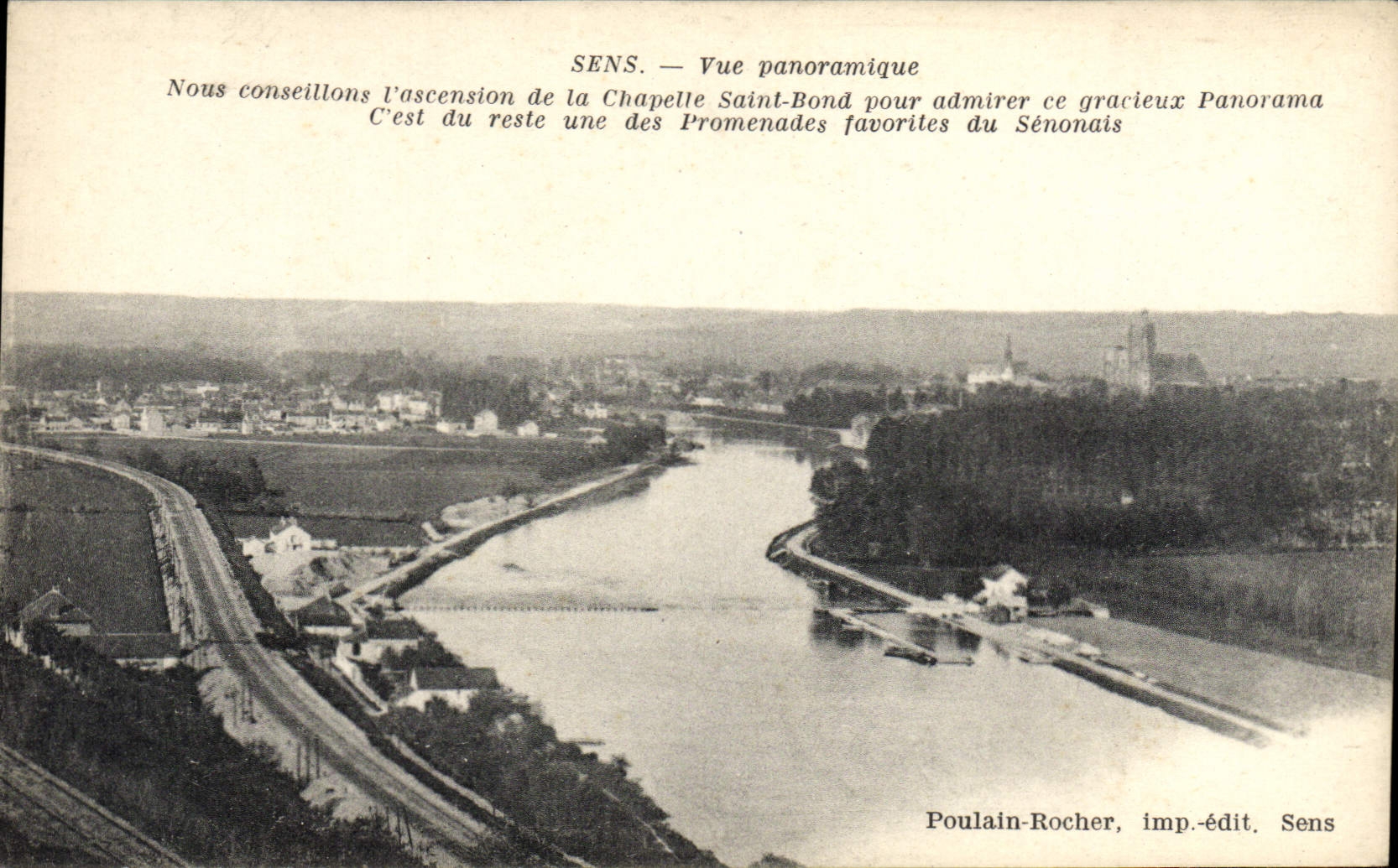 CPA Sens Vue Panoramique 