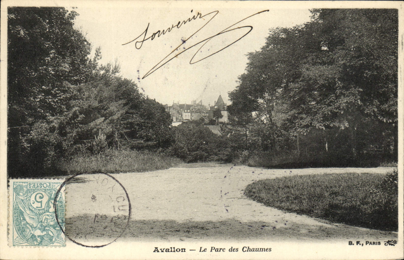 CPA Avallon Le Parc Des Chaumes