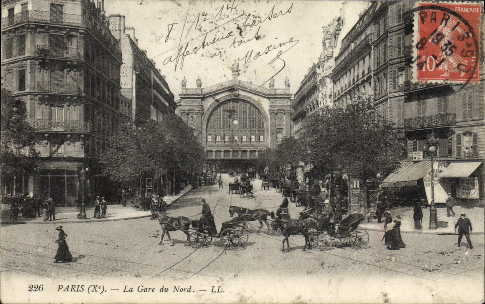 CPA Paris La Gare du Nord