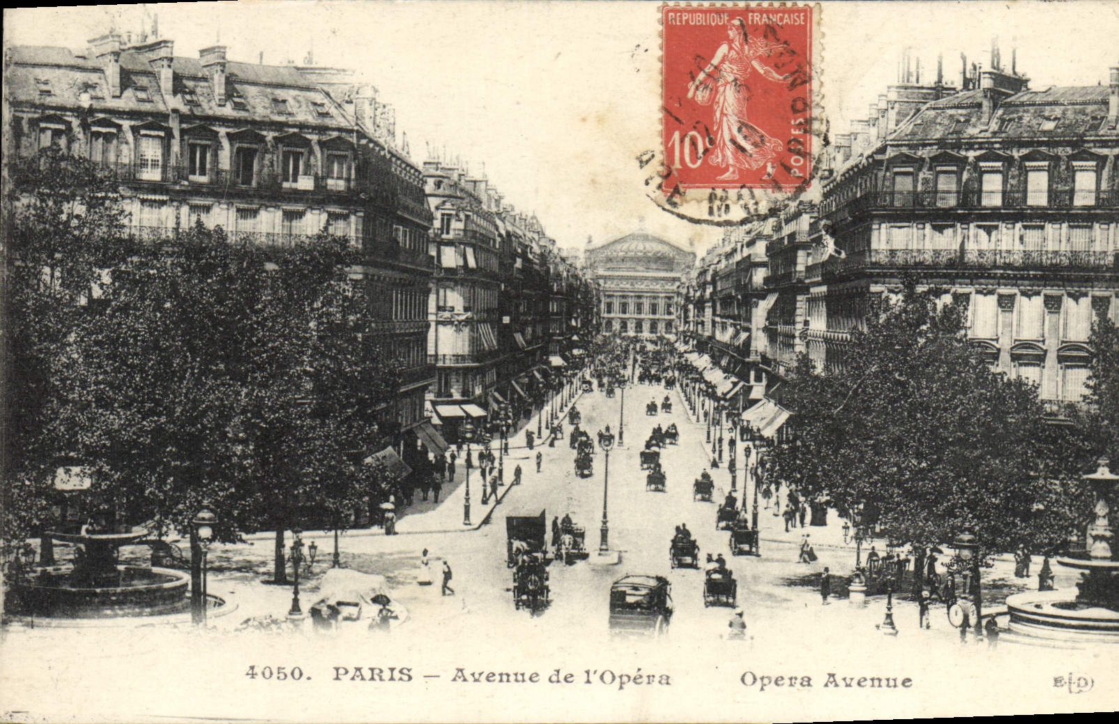 CPA Paris Avenue de L'Opera