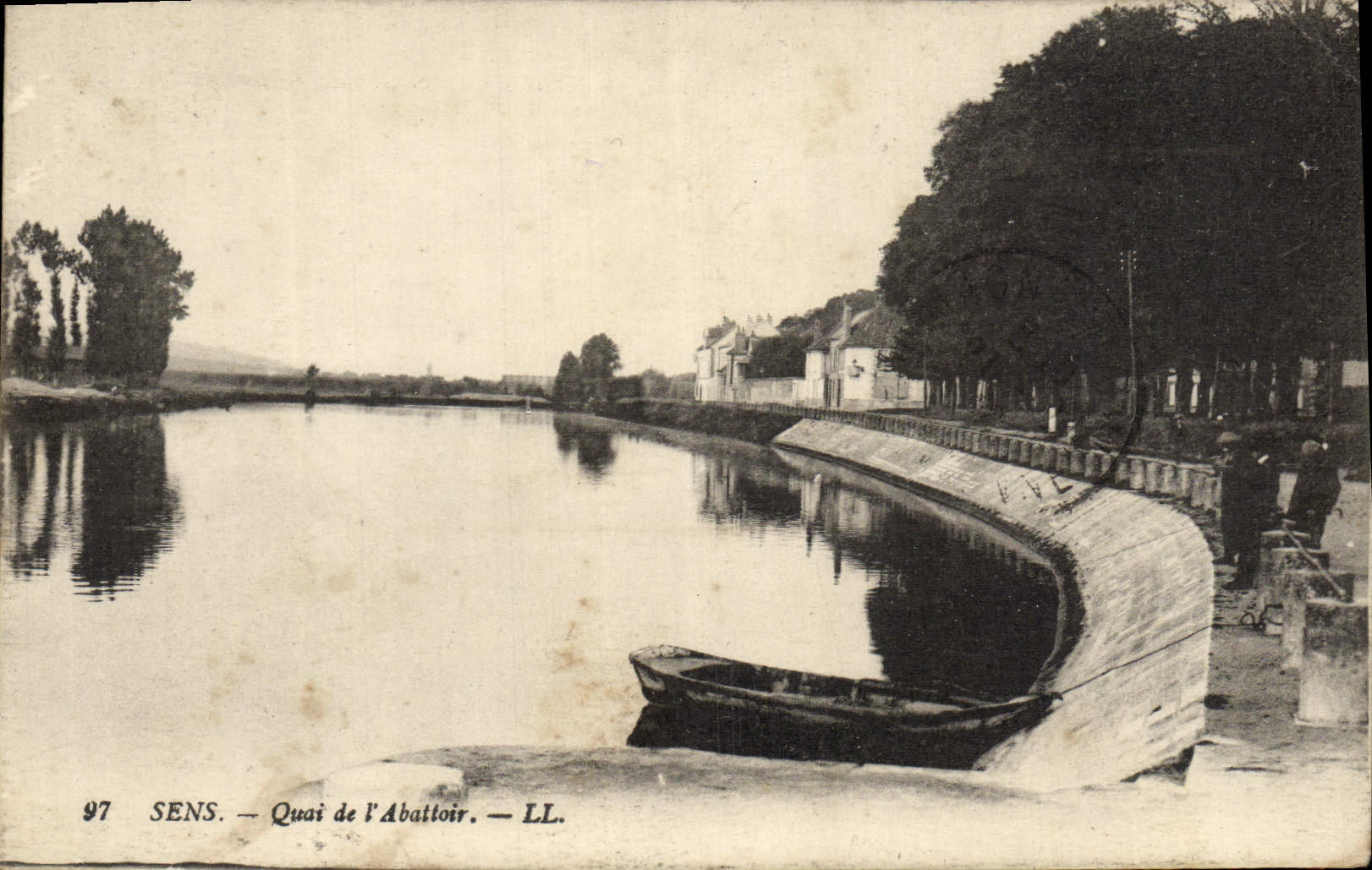 CPA Sens Quai de L'Abattoir