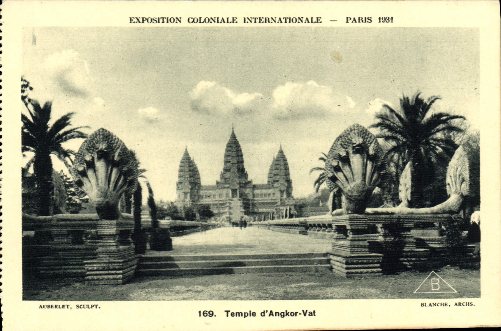 CPA Exposition Coloniale Internationale Paris 1931 Temple d'Angkor Vat
