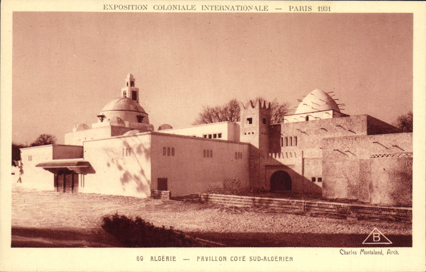 CPA Exposition Coloniale Internationale Paris 1931 Algerie Pavillon Cote Sud algerien