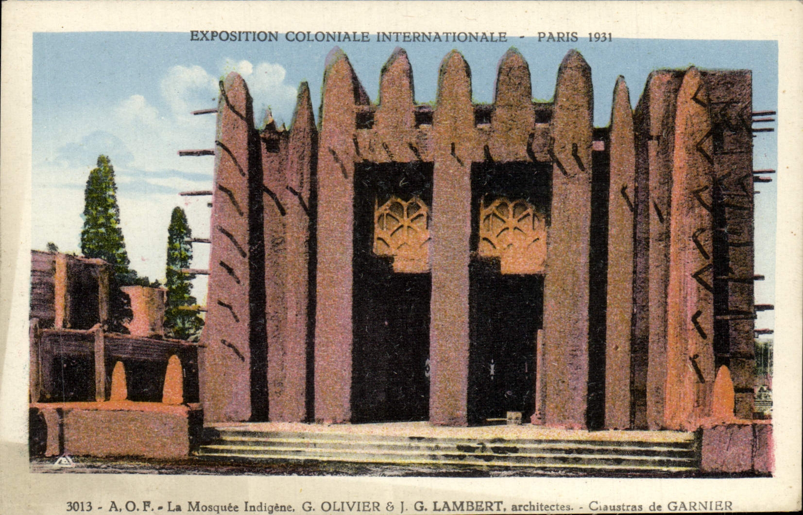CPA Exposition Coloniale Internationale Paris 1931 AOF La mosquee indigene 