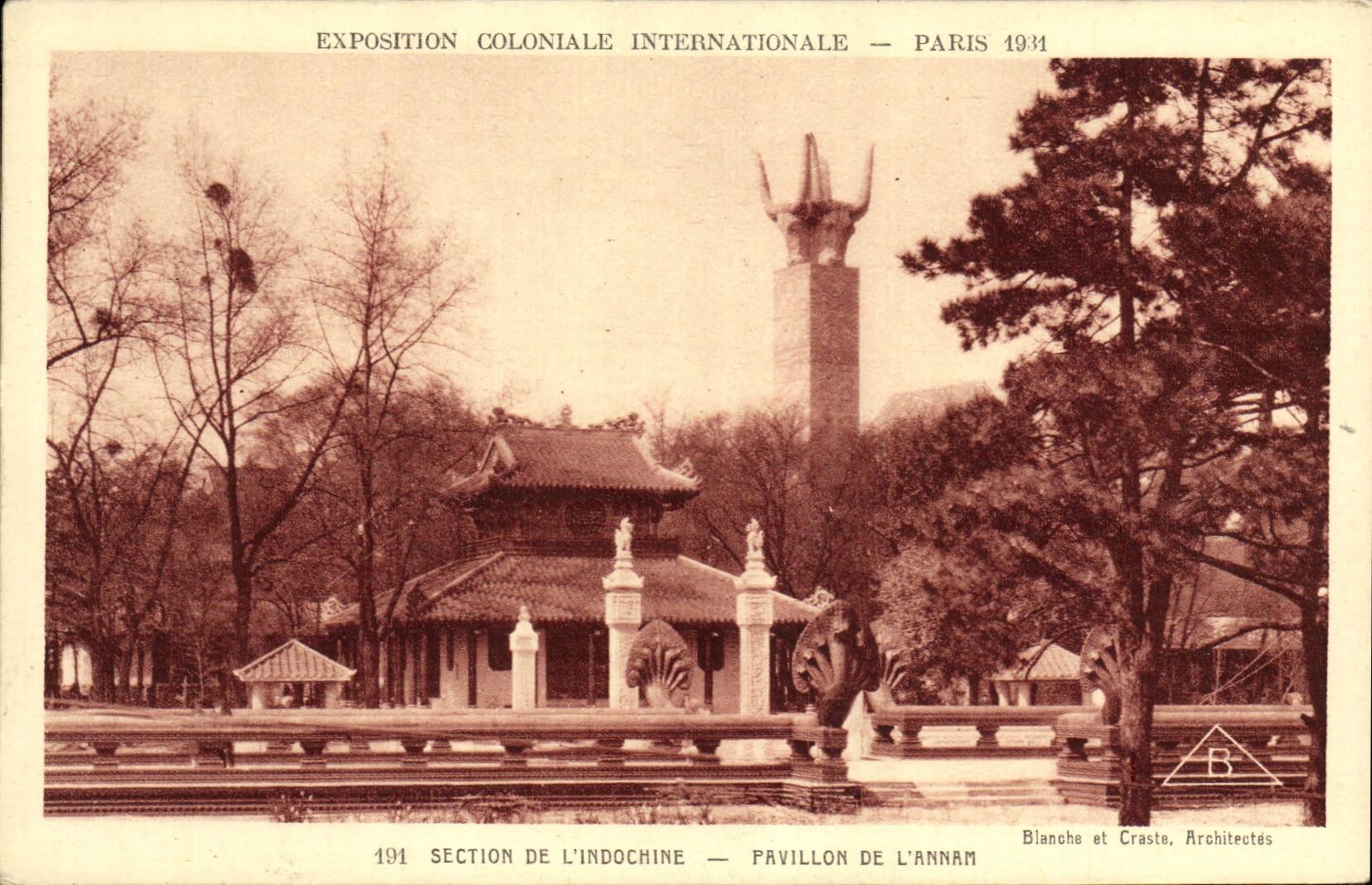 CPA Exposition Coloniale Internationale Paris 1931 Section de l'Indochine Pavillon de l'Annam