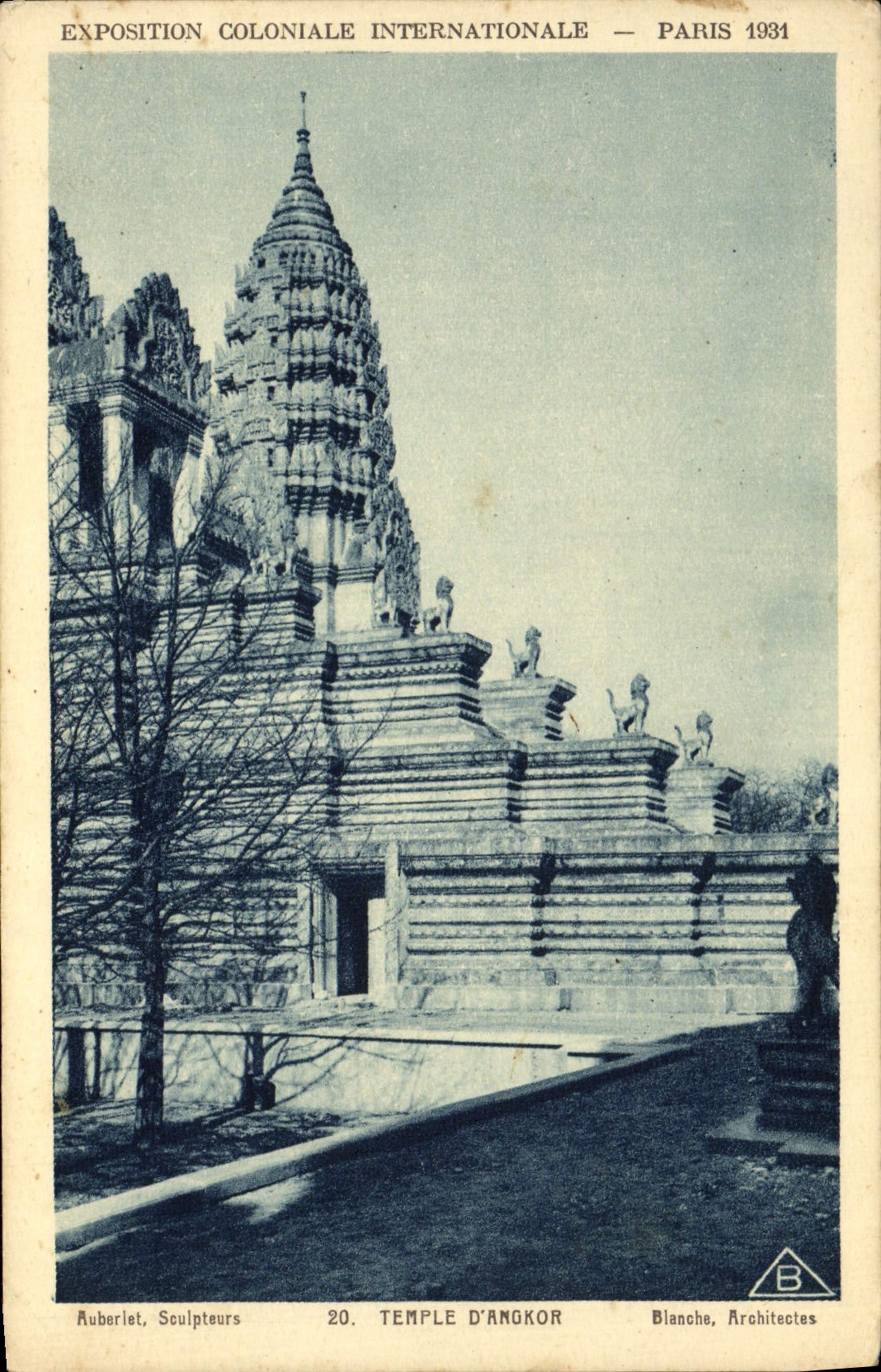 CPA Exposition Coloniale Internationale Paris 1931 Temple d'Angkor